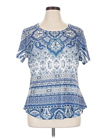 One World Short Sleeve Blouse (view 1)