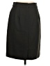 J.Crew 100% Wool Solid Black Wool Skirt Size 2 - photo 2