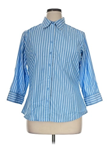 DressBarn 3/4 Sleeve Button-Down Shirt (view 1)