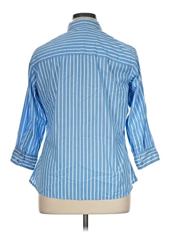 DressBarn 3/4 Sleeve Button-Down Shirt (view 2)
