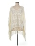 Lilka 100% Cotton Ivory Poncho Size M - photo 1