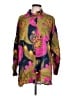 Forenza Print Green Long Sleeve Button-Down Shirt Size L - photo 1