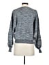 Free People Metallic Gray Pullover Sweater Size XS - photo 2