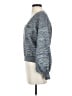 Free People Metallic Gray Pullover Sweater Size XS - photo 5