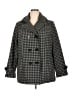 Faded Glory Houndstooth Gray Coat Size 2X - photo 1