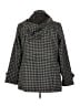 Faded Glory Houndstooth Gray Coat Size 2X - photo 2