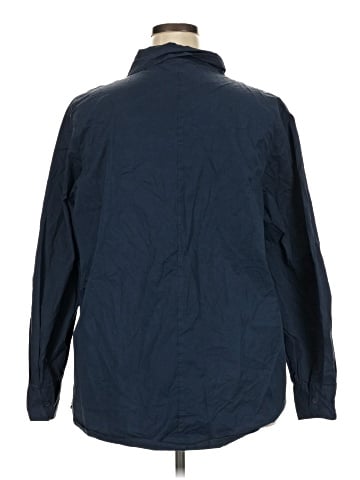 Universal Standard Long Sleeve Button-Down Shirt (view 2)