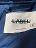 Label 100% Nylon Solid Blue Jacket Size S - photo 6