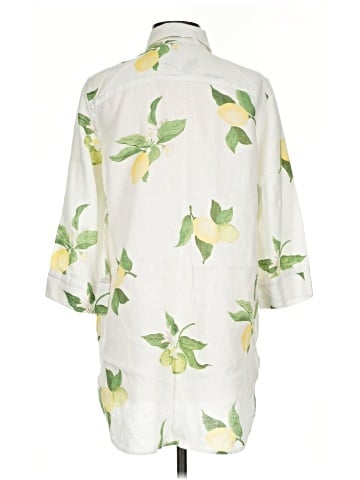Chico's 3/4 Sleeve Button-Down Shirt (view 2)