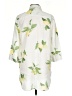 Chico's 100% Linen Print White 3/4 Sleeve Button-Down Shirt Size Sm (0) - photo 2