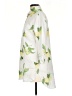Chico's 100% Linen Print White 3/4 Sleeve Button-Down Shirt Size Sm (0) - photo 5