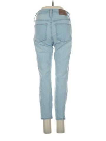 Madewell Petite 9" Mid-Rise Skinny Crop Jeans in Coolmax&reg; Denim Edition (view 2)