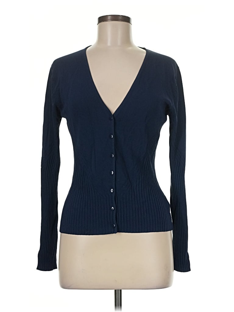 Pre-owned Max Studio Cardigan Sweater In Blue