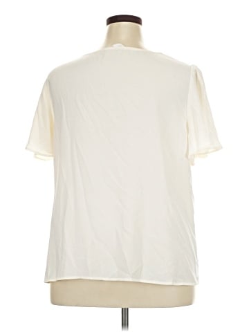 LC Lauren Conrad Short Sleeve Blouse (view 2)