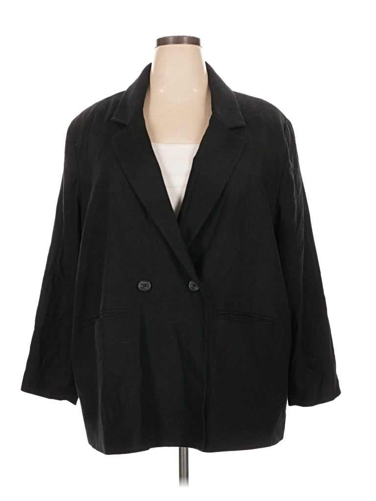 Pre-owned Old Navy Blazer Jacket In Black