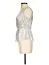 Express 100% Polyester Silver Sleeveless Blouse Size S - photo 5