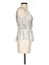 Express 100% Polyester Silver Sleeveless Blouse Size S - photo 4