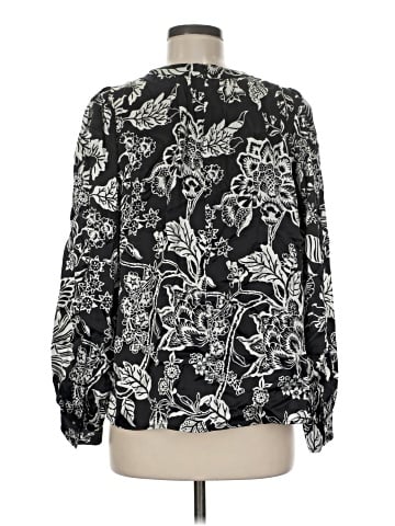 Margaret O'Leary Long Sleeve Silk Top (view 2)