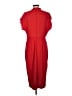 Express 100% Polyester Solid Red Cocktail Dress Size L - photo 2