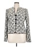 Armani Collezioni Tweed Silver Gray Blazer Size 16 - photo 1