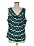 Calvin Klein Blue Green Sleeveless Top Size P (petite) - photo 1