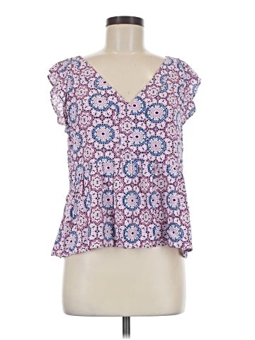 Ann Taylor LOFT Short Sleeve Blouse (view 1)