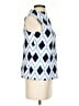 Talbots Blue Sleeveless Blouse Size S (petite) - photo 4