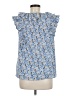 Ann Taylor LOFT Blue Sleeveless Blouse Size M - photo 2