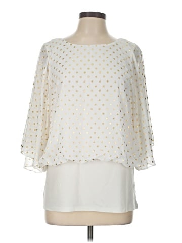 Coco Bianco 3/4 Sleeve Blouse (view 1)