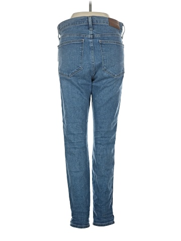 Madewell Petite 10" High-Rise Skinny Jeans in Dewitt Wash: Button-Front TENCEL&trade; Denim Edition (view 2)