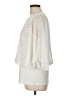 Coco Bianco 100% Polyester Ivory 3/4 Sleeve Blouse Size L - photo 5