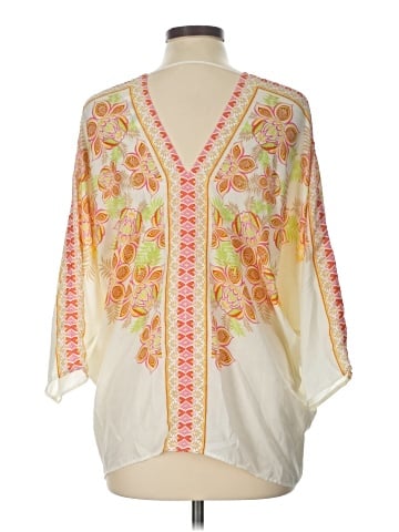 Rose + Olive 3/4 Sleeve Blouse (view 2)