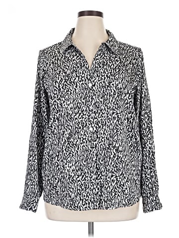DKNY Long Sleeve Blouse (view 1)