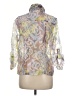 Mirror Image Silver 3/4 Sleeve Blouse Size M - photo 2