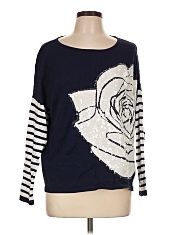 Joan Vass Pullover Sweater (view 1)