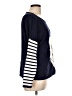 Joan Vass 100% Cotton Blue Pullover Sweater Size 10 (2) - photo 4