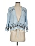 Zara 100% Cotton Blue Kimono Size S - photo 1