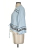 Zara 100% Cotton Blue Kimono Size S - photo 5