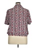 Alfred Dunner 100% Polyester Red Short Sleeve Blouse Size 14 - photo 2