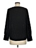 Ann Taylor 100% Polyester Black Long Sleeve Blouse Size Med Petite - photo 2
