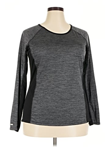Danskin Now 3/4 Sleeve T-Shirt (view 1)
