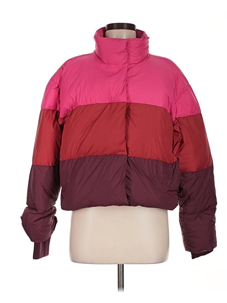 Pre-owned Marine Layer Snow Jacket In Pink