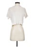 Massimo Dutti Ivory Short Sleeve Turtleneck Size XS - photo 1