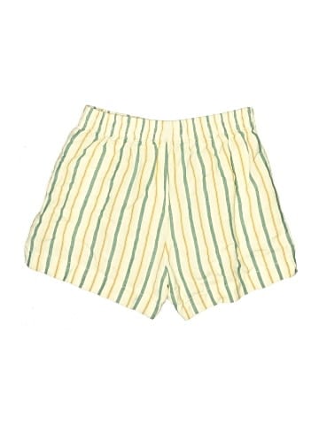Madewell Linen-Blend Track Shorts in Stripe (view 2)