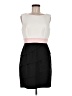 Connected Apparel Color Block Ivory Cocktail Dress Size 8 (petite) - photo 1