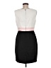 Connected Apparel Color Block Ivory Cocktail Dress Size 8 (petite) - photo 2