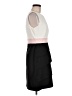 Connected Apparel Color Block Ivory Cocktail Dress Size 8 (petite) - photo 4