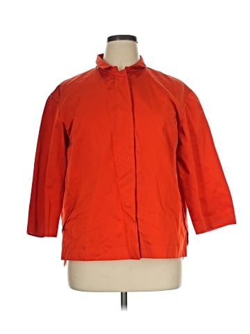 Lafayette 148 New York 3/4 Sleeve Button-Down Shirt (view 1)