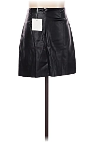Pull&Bear Faux Leather Skirt (view 2)