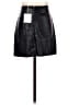 Pull&Bear 100% Polyester Black Faux Leather Skirt Size XS - photo 2